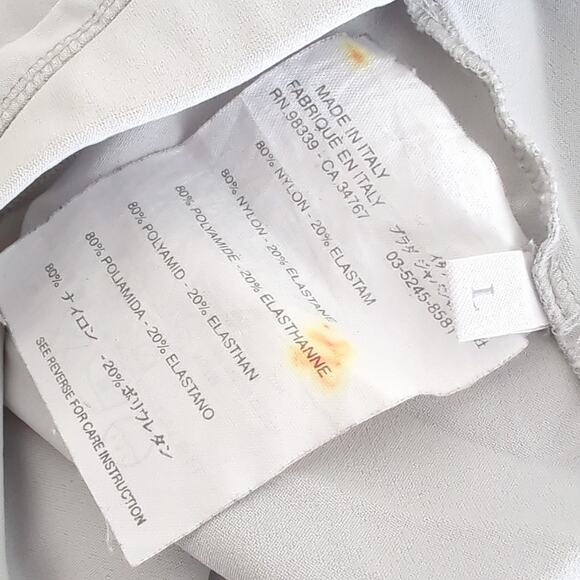 PRADA Women's Pants Large Pull On Equestrian Gray Leggings Made in Italy Trouser - Picture 5 of 7